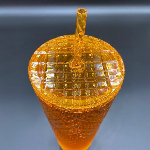 Starbucks Studded Jewel Orange Mango Ombre Tumbler 24oz - Picture 6 of 8